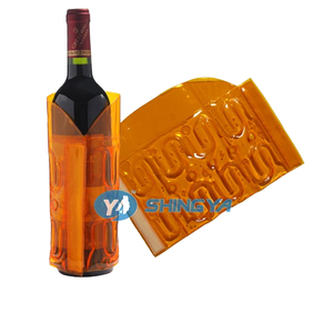 Wasserflaschen-Kühltasche Wieder verwendbare PVC-Wasserflaschen-Kühltasche PVC-Wein kühltasche mit <span class=keywords><strong>Gel</strong></span> im Inneren - Product Image 5