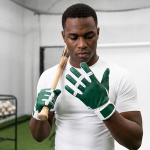 Guantes de Bateo de Béisbol de Cuero Hechos a Medida de Primera Calidad, Resistentes al Viento, Ligeros, Color Personalizado, Tallas para Adultos XXL XL, Entrenamiento - Product Image 1