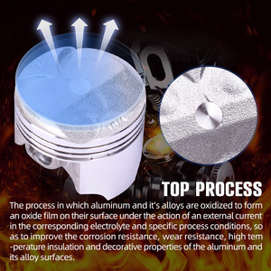 בוכנה אופנוע מנוע באיכות גבוהה 55 מ "מ + ערכת טבעת להגדיר מלאי הגעה חדשה סין עבור cb400 cb400 - Product Image 6