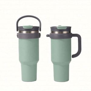 Hot Sale 40oz Portable Handle <b>Insulated</b> Stainless Steel Tumbler Large Capacity Travel Camping <b>Mug</b> - Product Image 3