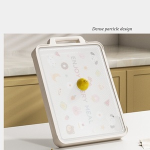 Tabla de Cortar de Doble Cara de Acero Inoxidable, Tabla de Cortar de Polipropileno Resistente - Product Image 2