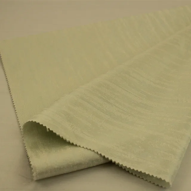 Penjualan Terbaik pabrik Tiongkok kain jacquard dengan noda timbul marmer mewah poliester IFR kualitas tinggi untuk gorden
