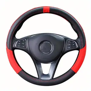 Trung Quốc bán buôn tùy chỉnh màu sắc nổi phổ carbns sợi Xe chỉ đạo Wheel Bìa sản phẩm vàng Nhà cung cấp