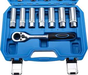 Ensemble d'outils de réparation automobile, 18 pièces, 1/2, ensemble de douilles de retrait de <span class=keywords><strong>douille</strong></span>, amortisseur, ressort hélicoïdal - Product Image 3