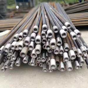 Hot Sale Carbon Steel Zinc Alloy Building Grouted Coupler Reinforced Connecting Threaded Polished Pipe Rebar Embedded Sleeve - Product Image 2