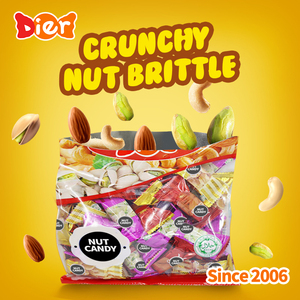 Vente en gros de bonbons Marque privée personnalisée Halal Noix croustillant Bonbons durs parfumés croustillants Pistache Cacahuète Amandes Bonbons pour enfants - Product Image 2