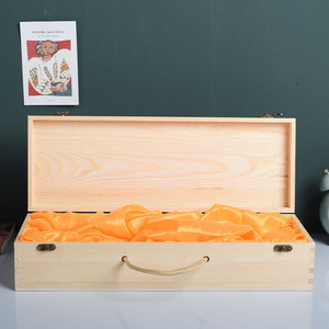 Wooden Honey <b>Box</b> Gift Packaging <b>Pine</b> Wood Rectangle Handmade Customizable - Product Image 3