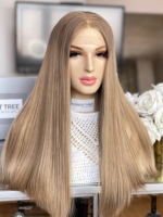Perruque juive à nœuds simples, aspect naturel, design 5.0, en cheveux humains vierges de qualité supérieure, avec dentelle frontale et ligne de cheveux naturelle, pour fournisseurs de salons