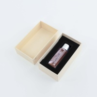 Boîte cosmétique de luxe avec impression de logo personnalisé, matériaux recyclés, papier artistique élégant, emballage rigide pour parfum, soins de la peau, éponge