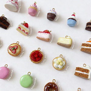 Artículos <span class=keywords><strong>de</strong></span> moda: Serie <span class=keywords><strong>de</strong></span> colgantes <span class=keywords><strong>de</strong></span> mini donuts con temática <span class=keywords><strong>de</strong></span> postres curativos, dijes <span class=keywords><strong>de</strong></span> aleación galvanizada DIY para collares y llaveros - Product Image 2