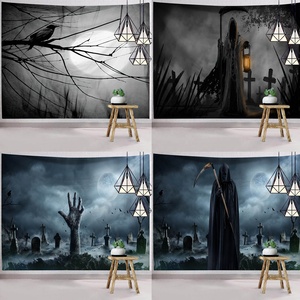 Unique Multipurpose Horror Wacky Dead Series Personnalisé Réutilisable Haute Qualité Abrasion Durable Tapisseries Halloween Présent - Product Image 4