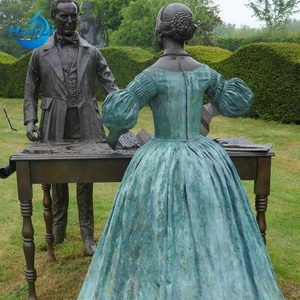 Estatuas de Bronce Barroco de Primera Calidad - Figuras Clásicas Europeas para Vestíbulos de Hoteles y Jardines de Castillos - Product Image 1