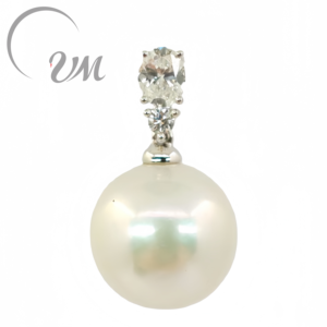 Collar de Diamantes Cultivados en Laboratorio de Platino PT900 de UM Jewelry, Certificado por NGTC, Engaste de Garra para Unisex/Hombres/Mujeres, Compromiso, Aniversario - Product Image 1