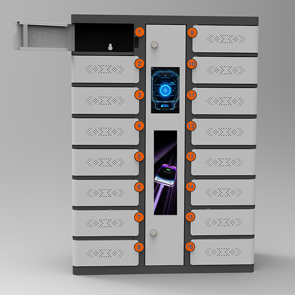 7 11 16 24 32 Sockets Passworded ipad Tablet Smart Mobile Cellphone Cell Phone Charging Station Locker