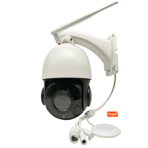 Telecamera IP WiFi+POE HD 5.0MP per Esterni con App Tuya Smart, Zoom Ottico 30X, Telecamera PTZ Wireless con Visione Notturna IR - Product Image 1