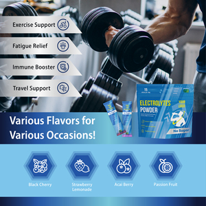 Solución de hidratación sin azúcar OEM ODM fabricada en Taiwán, polvo de electrolitos deportivos para aumentar la hidratación - Product Image 5