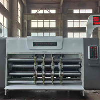 Mesin Flexo Printer Slotter Die Cutter Otomatis untuk Pembuatan Kotak Karton Bergelombang