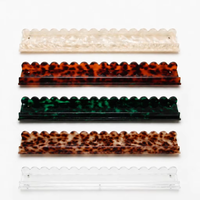 Support de Mahjong Magnétique Pliable de Luxe Moderne à Motif Vague, en Acrylique Durable et Étanche, pour Quatre Joueurs, Écologique et Portable