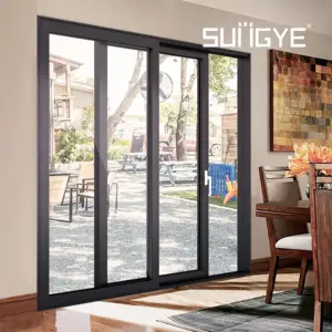 exterior sin marco exterior aluminio mejor parrilla impermeable puerta de seguridad de metal para terraza