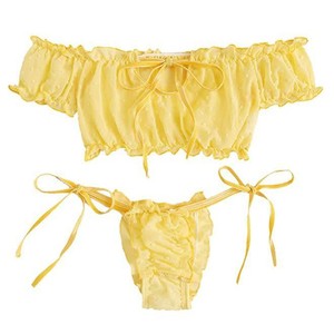 2025 New Sexy Đồ Lót Ưa Thích Thiết Lập Người Phụ Nữ 2 Mảnh Trong Suốt Của Phụ Nữ Ren Crop Top Và Thong Thiết Lập - Product Image 2