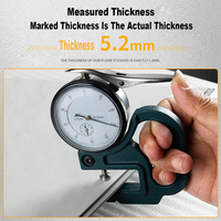 Suelo Vinílico con Sistema de Bloqueo de 10 mm de Grosor, 100% Impermeable, Resistente al Desgaste, Suelo Plástico SPC para Uso en Interiores en Supermercados, Gimnasios, Centros Comerciales y Parques