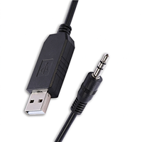 TTL-232R-3V3-AJ Kabel Serial USB ke TTL, Konektor Jack Audio 3.5mm, Kabel Adaptor Serial UART 3.3V & 5V, 1.8m, Chipset FTDI