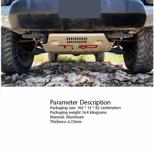 Plaque de protection du moteur pour Tacoma T-RD 2016-2023, kit carrosserie, accessoires de pare-chocs, pièces tout-terrain, sport 4x4, pick-up - Product Image 3