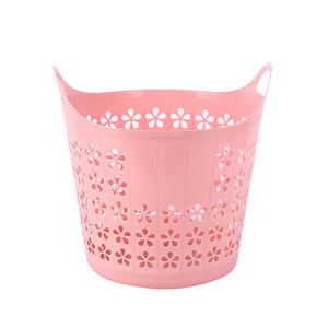 Large Wholesale Customized Household Laundry Storage Laundry Hamper Dirty Clothes Basket Plastic Laundry Basket
