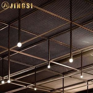 Matériel de décoration de <span class=keywords><strong>plafond</strong></span>, panneau de <span class=keywords><strong>plafond</strong></span> tendu en aluminium noir pour les établissements commerciaux, les couloirs - Product Image 1