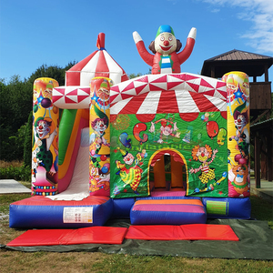 Castillo inflable comercial con diseño de payaso, castillo hinchable para fiestas infantiles, casa de brinco. - Product Image 4