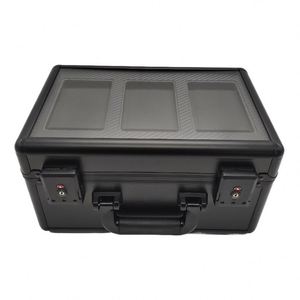 Factory Hot Sale Custom <b>Lock</b> <b>TSA</b> Aluminum Alloy ABS Card Box for Graded Card Display Table Game & Star Player Storage - Product Image 1
