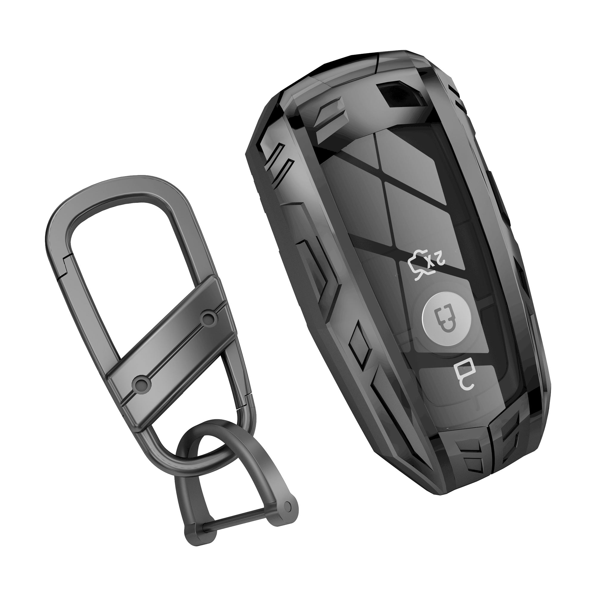 Gunmetal con llavero