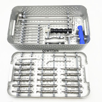 Kit d'instruments de retrait de vis cassées en acier inoxydable, extracteur de vis, ensemble chirurgical orthopédique, vétérinaire