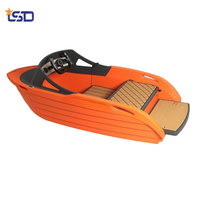 Bateau à moteur électrique miniature de haute qualité, vitesse rapide, nouveau design, bateau de karting sans batterie