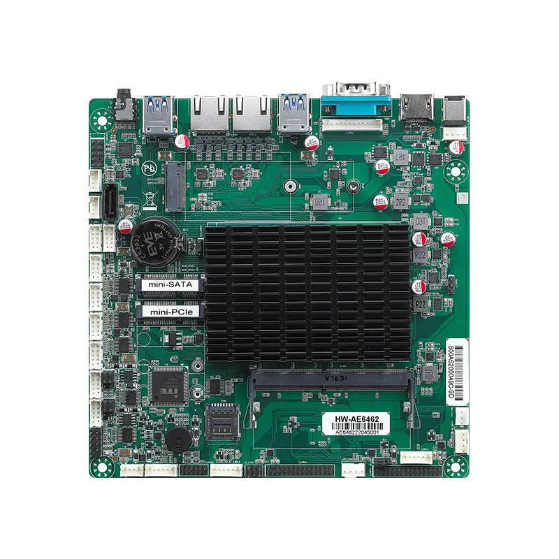 Low Moq Thin Mini Itx Mainboard Support 1Gbps PCIe Ethernet Gigabyte elkhart lake j6412 embedded motherboard