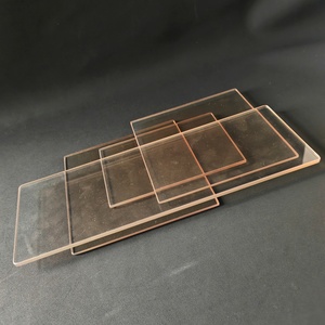 Verre cristallin poli transparent résistant aux hautes températures 4 mm 5 mm, verre céramique solaire noir 1200°C pour porte de cheminée - Product Image 5