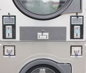 MCKINNEY Electric Coin Card Operated Stack Washer Dryer Stainless Steel Commercial Laundry <strong>Machine</strong> for Laundromat Apartment - Product Image 5