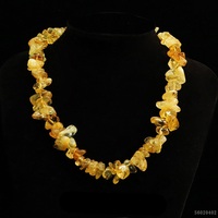Collier en améthyste naturelle de forme libre Aiyu en gros, collier en quartz fraise, collier en œil de tigre, diffusion en direct S6020402