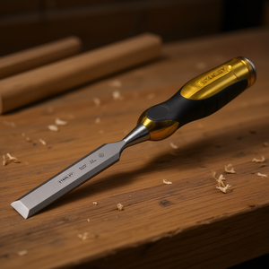 Cincel para Madera Stanley de 22 mm, Acero Forjado, Herramienta de Carpintería de Precisión - Product Image 3