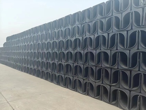Canal de Drenaje de HDPE, Duradero, en Forma de <span class=keywords><strong>U</strong></span>, Sistema de Drenaje de Zanjas, Larga Vida Útil, Directo de Fábrica, para Carreteras, Jardines y Plazas - Product Image 5