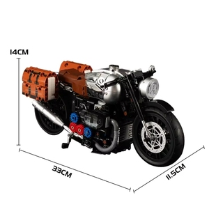 <span class=keywords><strong>KBox</strong></span> 10515, Bloques de Construcción de Motocicleta de Plástico de Alta Tecnología, Modelo Modular, Juguetes Educativos, Regalo de Cumpleaños para Niños, Juego de 925 Piezas - Product Image 1