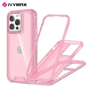 IVYMAX commerce extérieur personnaliser PC + TPU couverture de téléphone <span class=keywords><strong>coque</strong></span> de Protection dure couverture de téléphone 3 en 1 étui de téléphone portable - Product Image 2