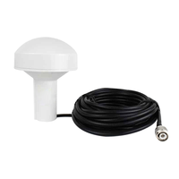 Antenne GPS extérieure 1575,42 MHz 25-30 dBi 5 W pour la réception du signal, ANTENNE GNSS AVEC câble Rg58 de 10 m, extrémité du connecteur Bnc-mâle