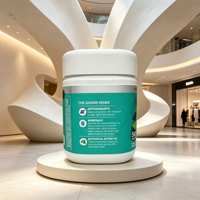 Statue géante en fibre de verre en forme de bouteille de complément alimentaire, modèle de produit de santé pour vitrine de centre commercial