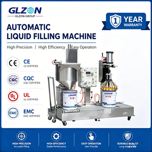Machine de remplissage de seaux de liquides |   Remplisseur automatique de bidons de peinture chimique |   Produit chimique à séchage <span class=keywords><strong>rapide</strong></span> pour peinture avec machine de capsulage - Product Image 1