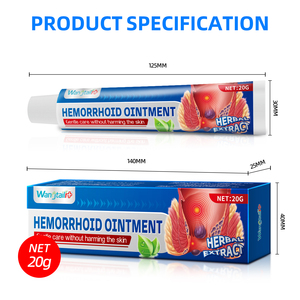 Pomada Herbal Natural Tradicional Chinesa Wangtailin OEM Anti-coceira para Hemorroidas 20g/caixa para Uso Interno/Externo - Product Image 3