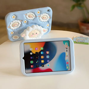 Nuovissima Custodia in Silicone per <span class=keywords><strong>iPad</strong></span> 10.9 con Design Kawaii a Forma di Pecora, Supporto Pieghevole, Leggera 300g, 20x14cm - Product Image 3