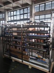 Système d'osmose inverse à <span class=keywords><strong>2</strong></span> étages 1000 LPH avec <span class=keywords><strong>adoucisseur</strong></span> et dispositif EDI, unité de filtration d'eau de ville, machine de traitement d'eau ultrapure - Product Image 3