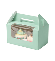 Scatola per Torta Nuziale Grande e Alta da 12 Pollici in Carta Kraft Bianca con Laminazione Opaca e Rivestimento UV, con Finestra Trasparente