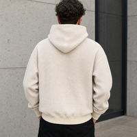 Sweat à capuche unisexe zippé en maille gaufrée avec motif texturé, style streetwear, veste décontractée, personnalisable OEM ODM, vente en gros, pull